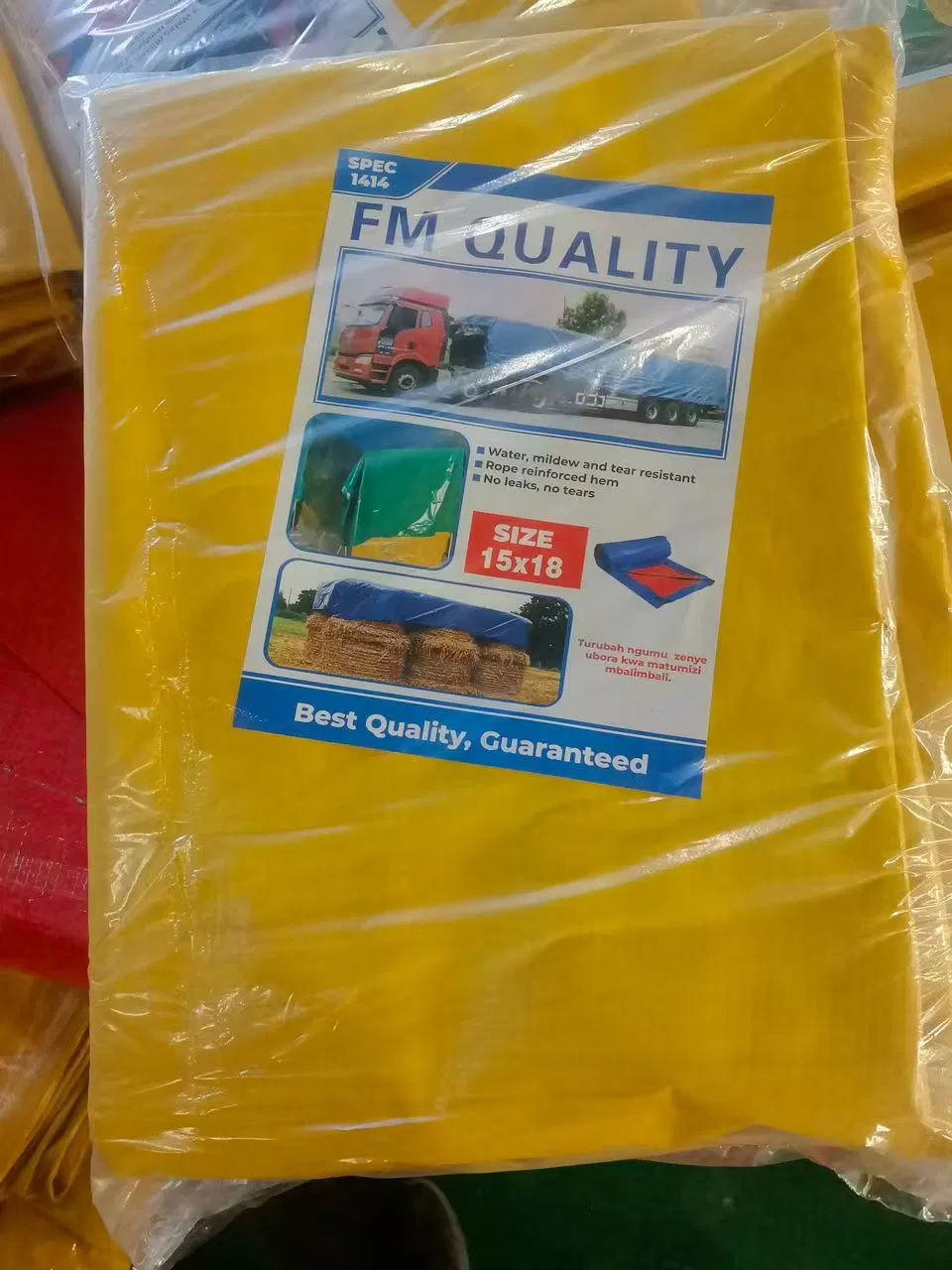 Winter Used Outdoor Concrete Polyethylene Construction Insulated PE Tarpaulin