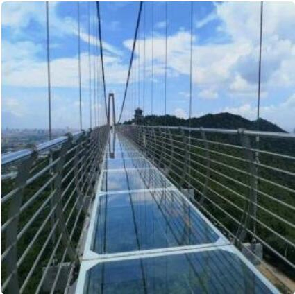 10mm 12mm 15mm Tempered Laminated Glass Floor Bridge Skywalk