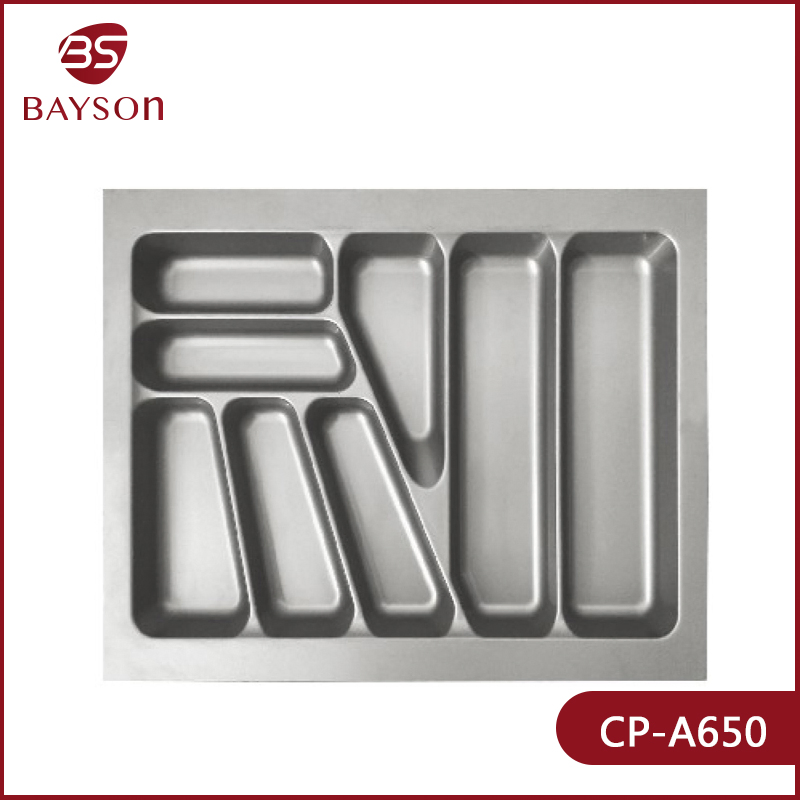 Cp-A650 Kitchenware Plastic Utensil Drawer Box Insert cutlery Tray