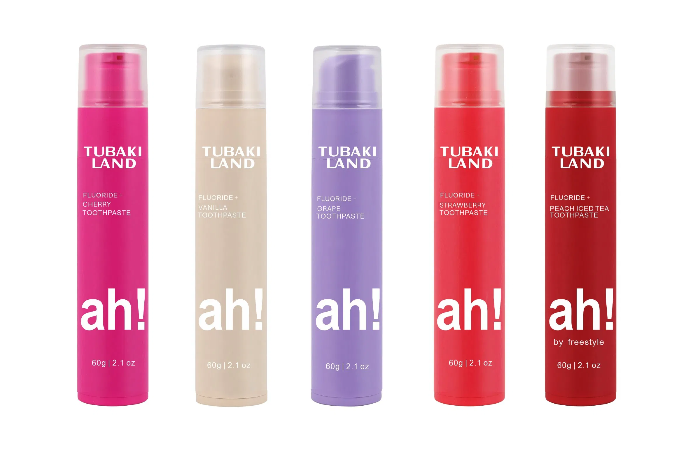 Private Logo OEM Manufacturer 60g Pump Fruit Toothpaste