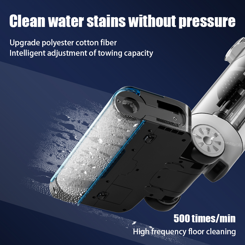 Cisivis Cordless Floor Scrubber New Multifunction Home Automatic Self-Cleaning