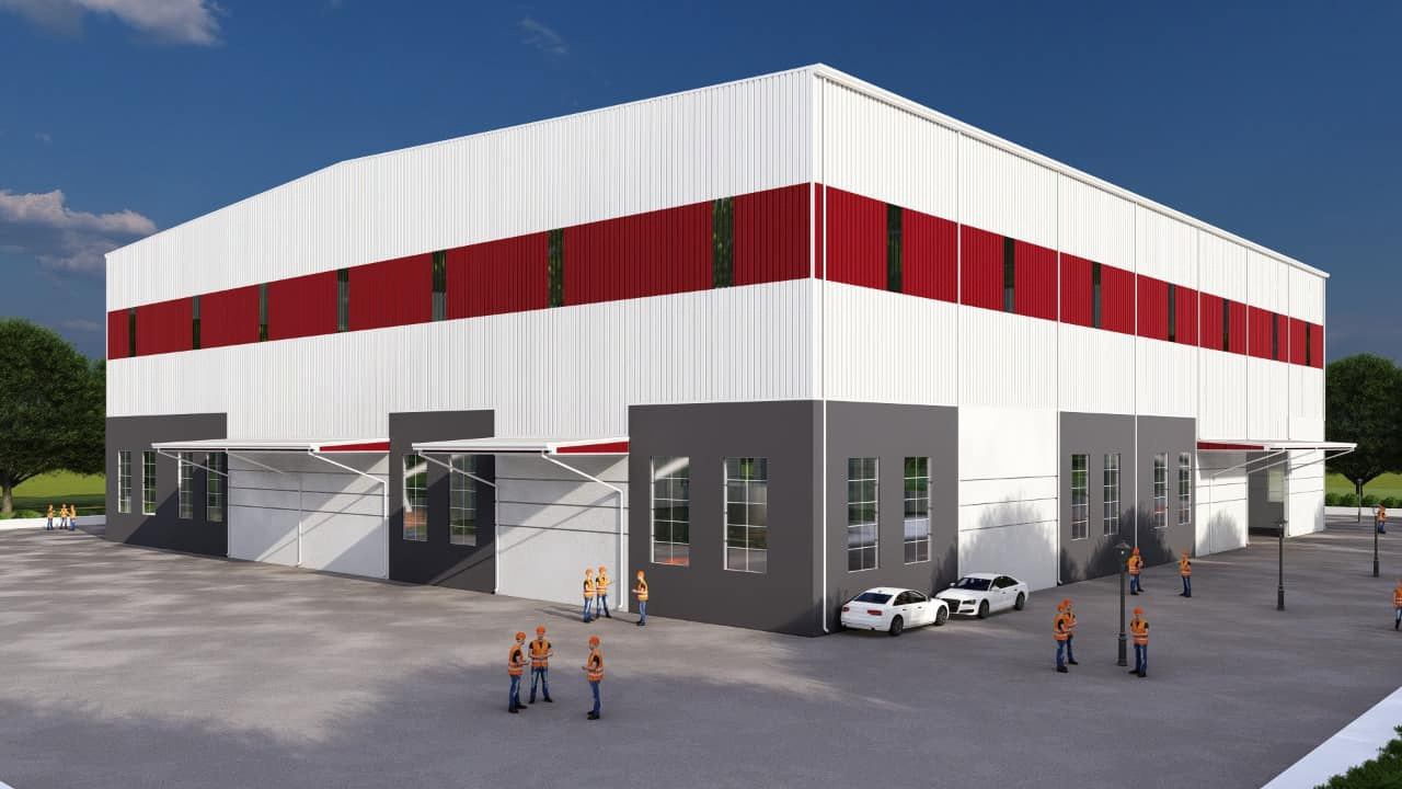 Quick Install Factory Prefabricated Steel Structure Slaughter Workshop