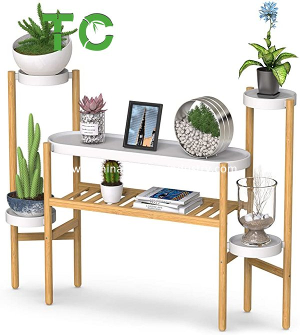 Cheap Price Bamboo Plant Stand Indoor 3 Tier Tall Corner Plant Stand - Flower and Plant Display Rack - Pot Holder Shelf