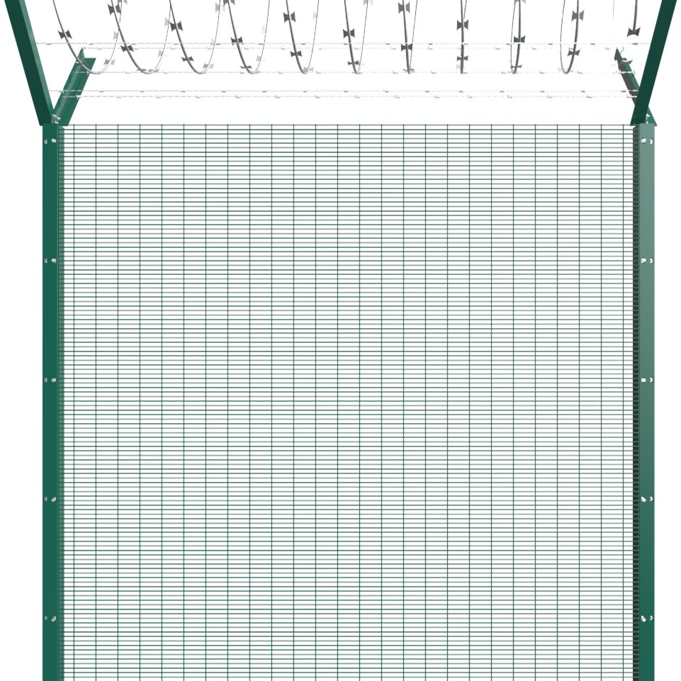 3D PVC Coated Fence 358 3D Welded Airport Wire Mesh Fence 3D Curved Wire Mesh Fence Wire Mesh Panel Fence Welded Bending Wire Mesh Panel Fence