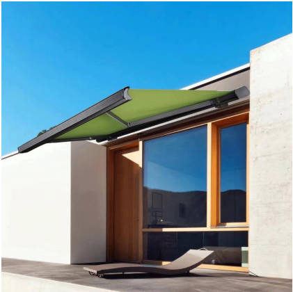 Factory Price Customizable Multiple Color Full Cassette Retractable Awning Outdoor Canopy Sunshade