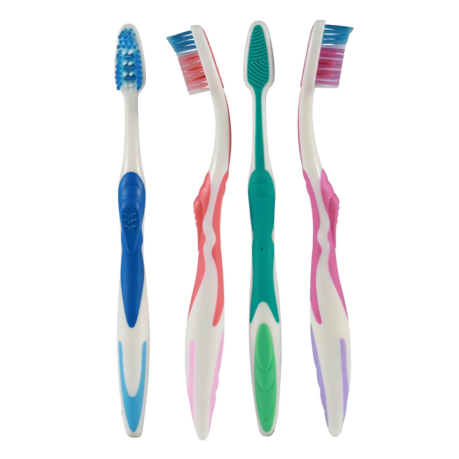 High Quality Private Label Adult Toothbrush Soft Nylon Bristle Teeth Deep Cleaning