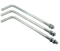 Крюк-болт J-образный из нержавеющей стали 304 для солнечных панелей