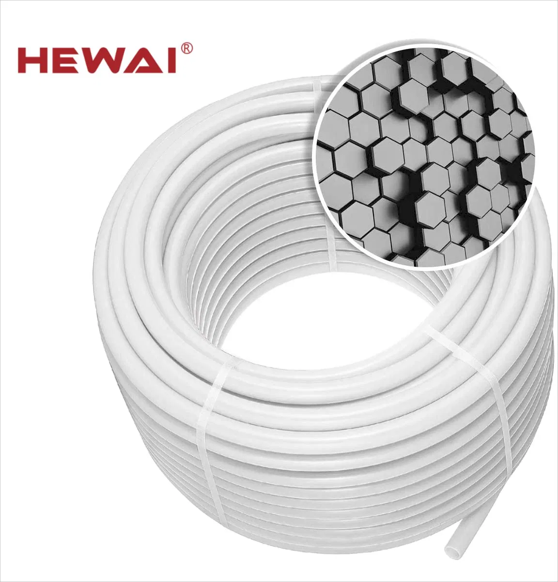 Hewai 10-63mm Customized Sizes Multilayer Pipes Pert EVOH Special for Underfloor Heating System