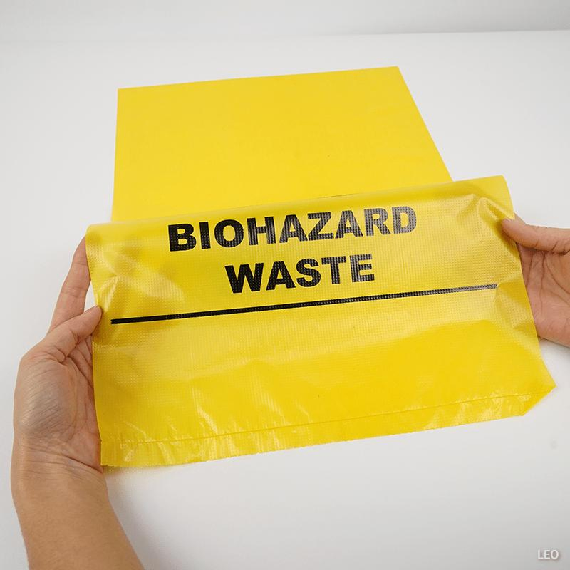 Hot Sale Good Price Valve Transparent Produce Packaging Medical Waste Flat Bag