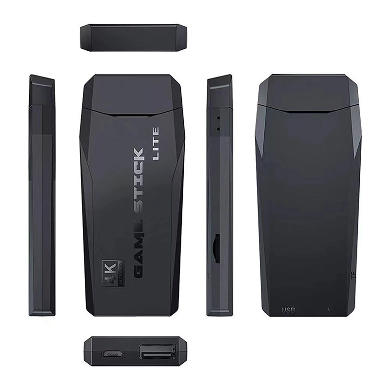 M8 Game Stick 4K HD TV 64G Retro Video Game Console Wireless Controller Mini Gaming Console