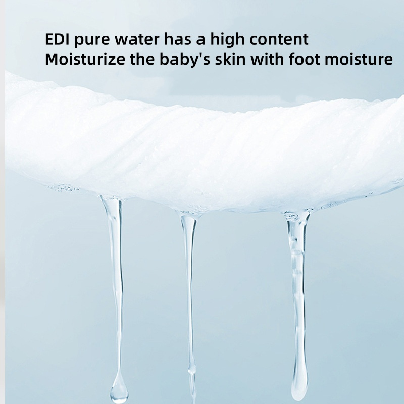 OEM 80PCS Natural Inorganic Baby Wet Wipes