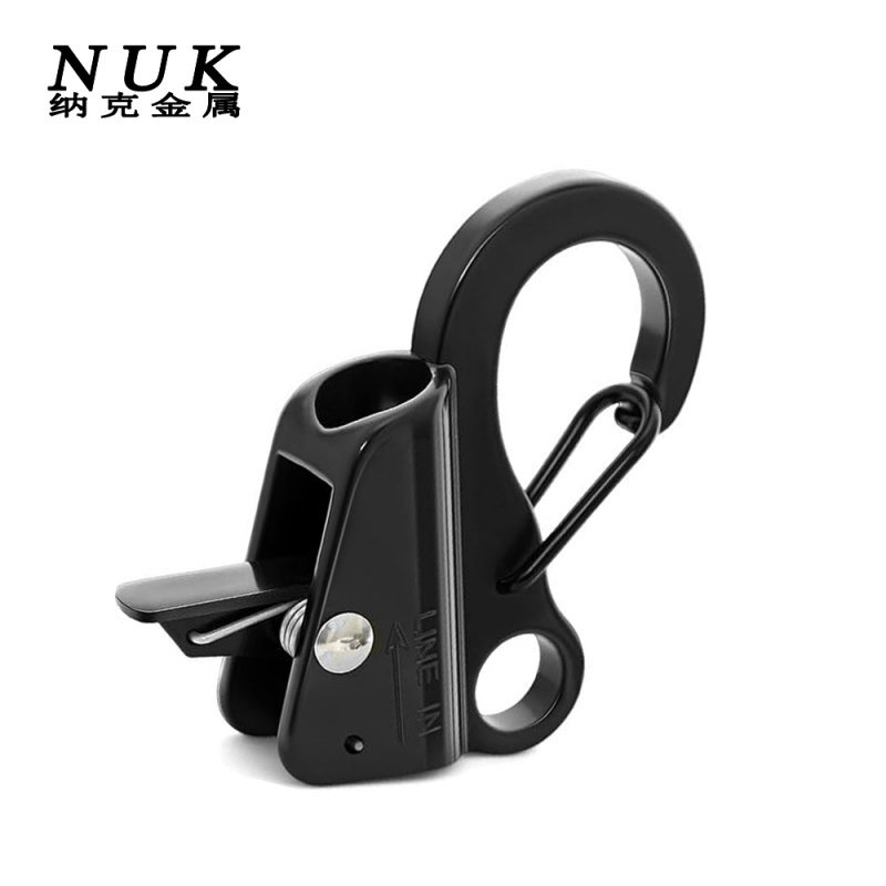 Black Stainless Steel 316 Quick Release Anchor Hook Clip for Boat Anchor Rope