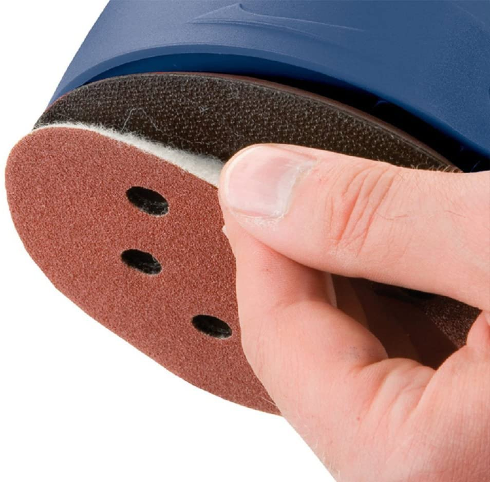 5inch Red Sanding Disc Aluminium Oxide Sandpaper for Polishing Stone, Furniture and Wood Products