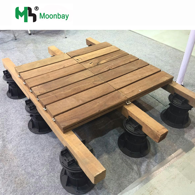 Plastic Adjustable Pedestal System Floor Tile Paver Floor Support