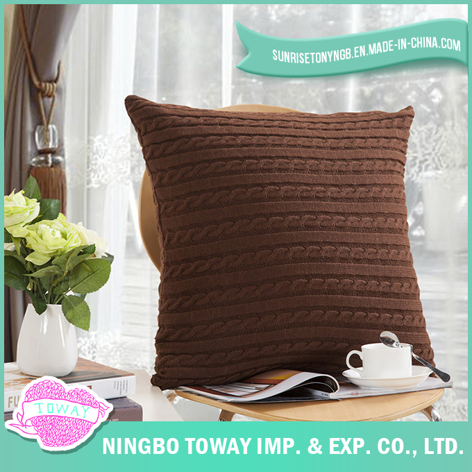 Knitted Cover Custom Sofa Cushions Home Decor Decorative Throw Pillow