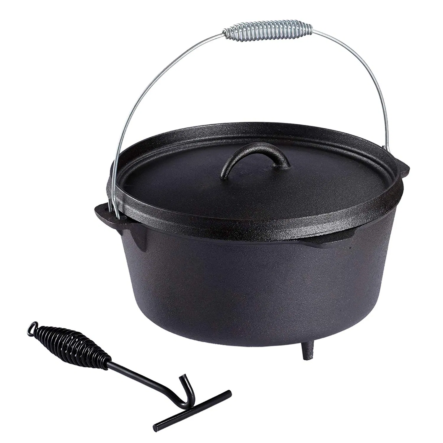 Чугунная походная печь Dutch Oven 6QT