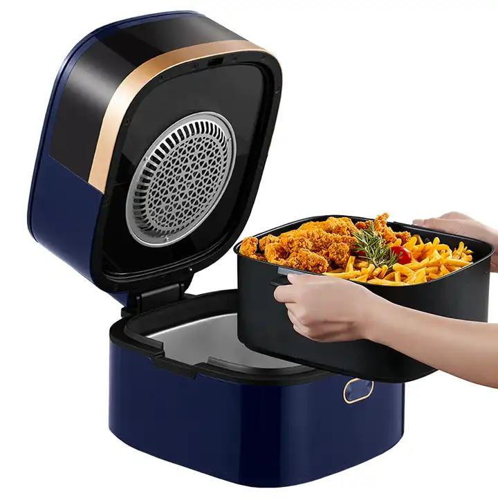 Healthy Low Fat Oil-Free Intelligent Timing Electric Hot Visible Air Fryer