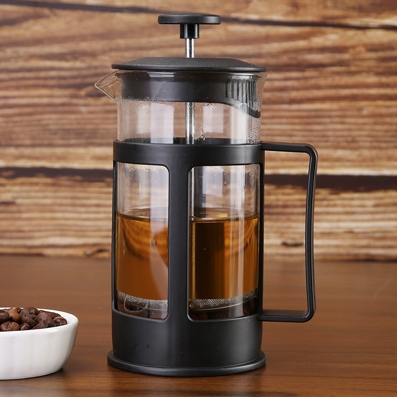 2025 Wholesale Custom Heat Resistant Portable Manual French Press Coffee Maker Prensa Francesa