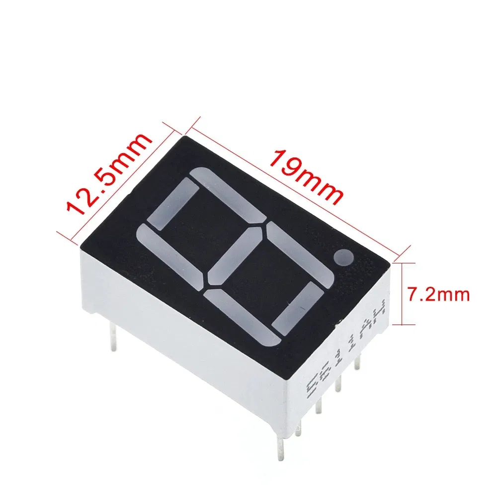 1 Digit 6 Inch Seven Segment Display 7 Segment LED Display