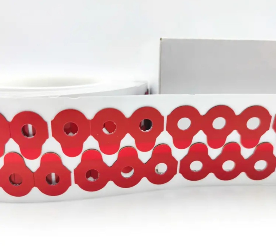 Anti-Slip Lens Edging Pad 18*24mm Optical Lens Blocking Pad with Adhesive Tape for Eyeglasses Polishing Protection