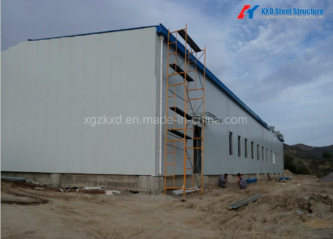 Prefabricated Manufacturer Processing S355 Frame Building H Steel Portable Metal Structural Construction Warehouse