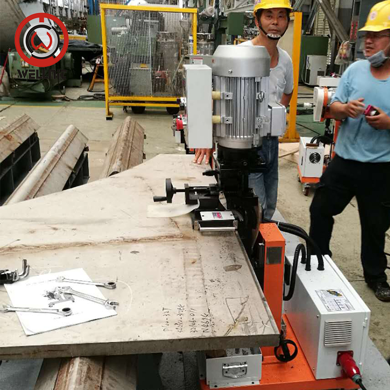 Automatic Feed Chamfer Stationay 0-90 Degree Plate Beveling Machine