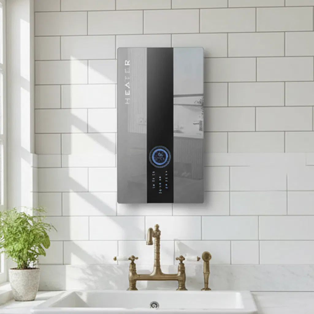 High-Efficiency Gas-Fired Wall-Mounted Boiler with 10m Copper Wire Silver