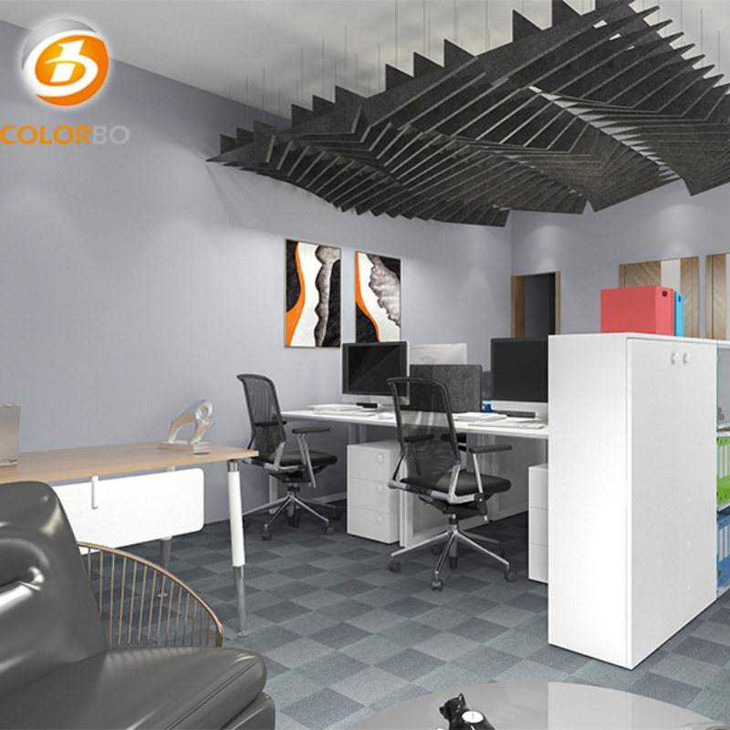 Polyester Fiber Ceiling Covering Can Use in Such Big Space Area Like Airport, Banquet Hall.
