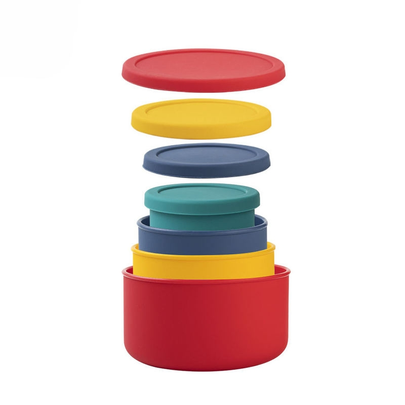 Innovative Collapsible Silicone Lunch Box for on-The-Go Meals