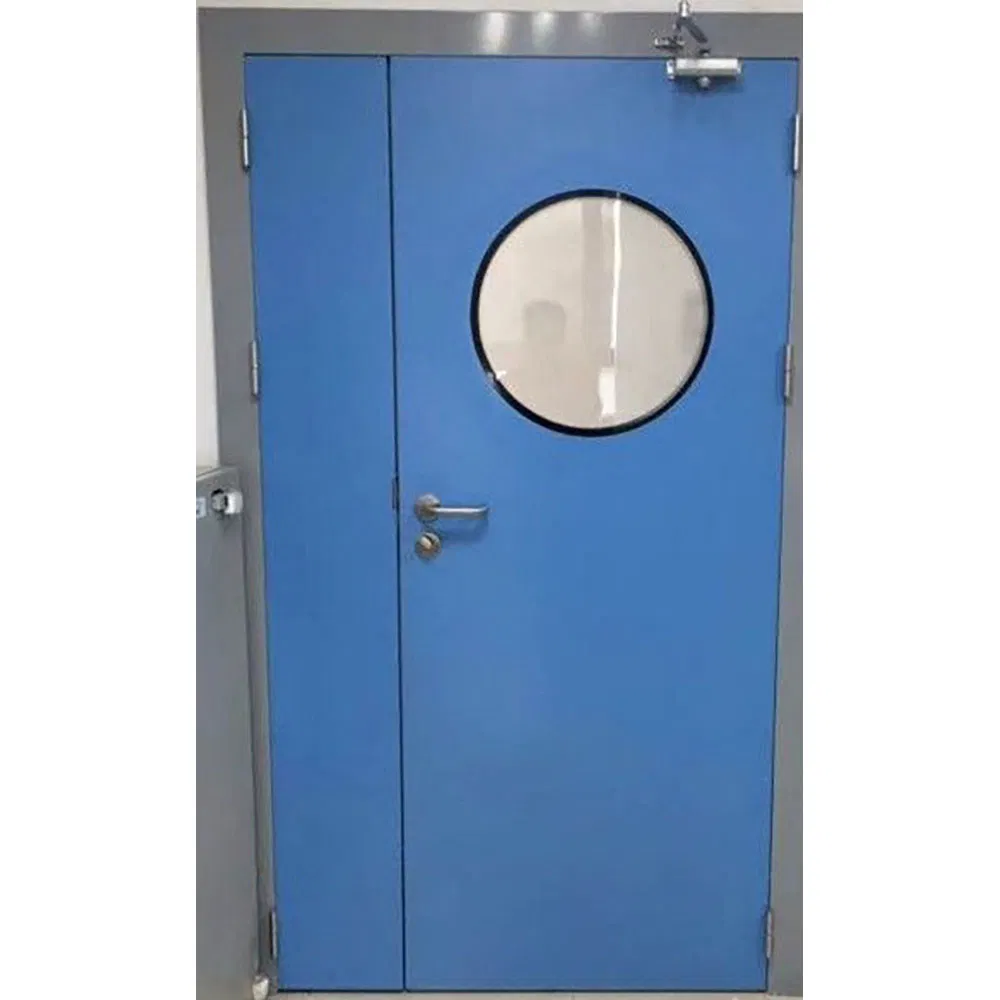 Industrial Interior Clean Room Lab Hygienic Hospital Laboratory SUS304 Stainless Steel Clean Room Metal Swing Entry Door