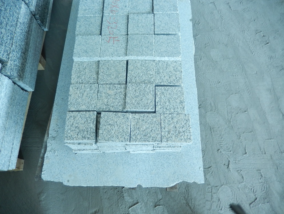 G602 Rosa Grey Granite Light Grey Granite Cobblestones Rough Surface Driveway Pavers