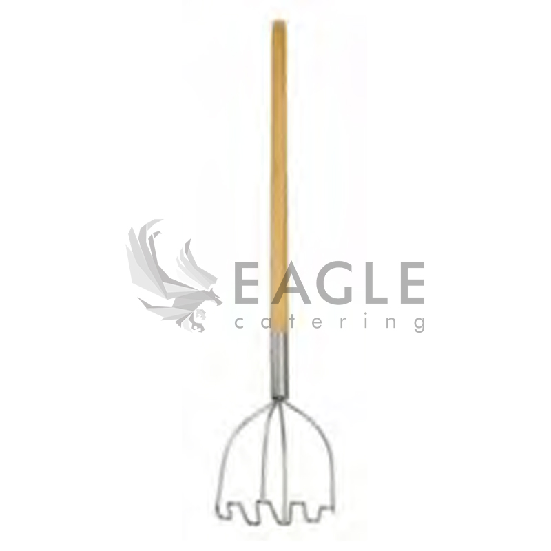 Stainless Steel and Wooden Potato Masher