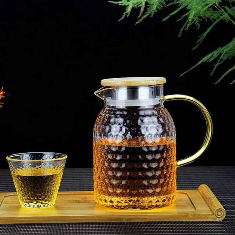 Clear High Borosilicate Glass Pitcher and Drinking Water Jug