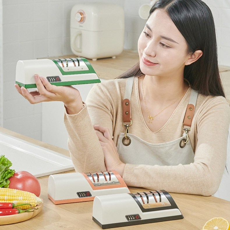 Hot Sale Sharpening Artifact Fast Sharpening Household Kitchen Commercial Electric Knife Sharpener