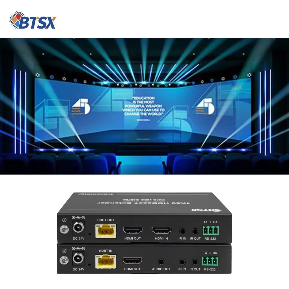 4K60 150m HDMI Loop out IR/RS-232/Cec Control CAT6 Hdbaset Extender