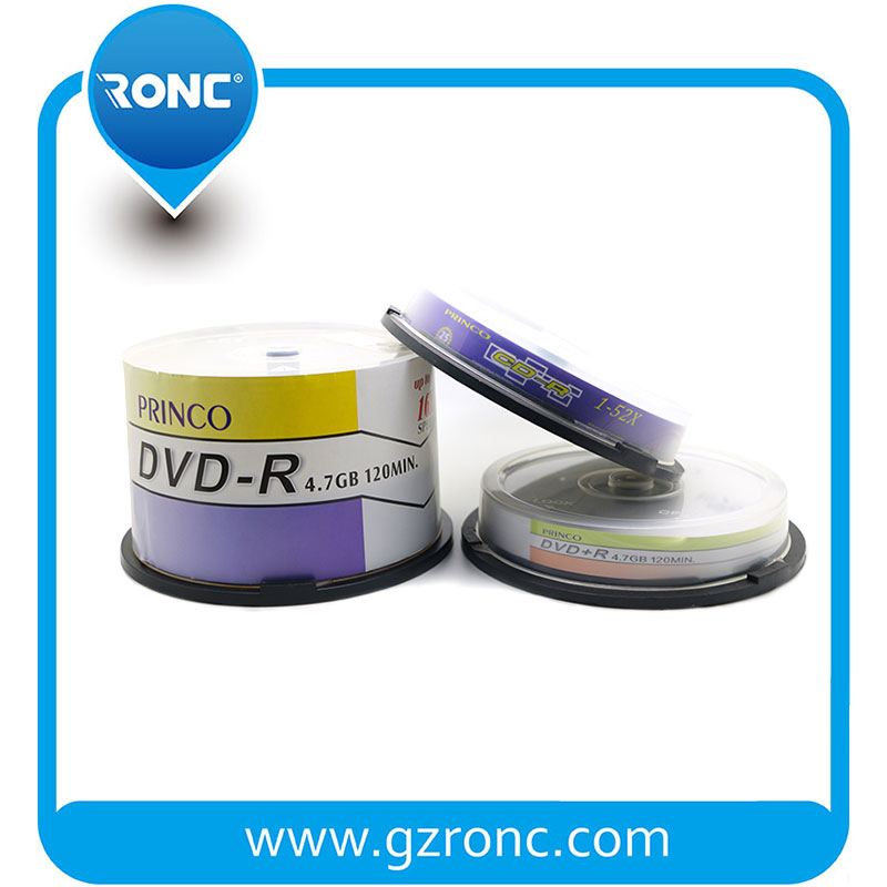 DVD-R 4.7GB чистые, с печатью логотипа OEM