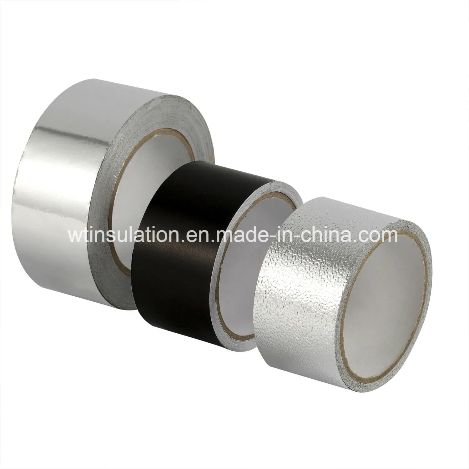 Black Self Adhesive Aluminum Foil Tape Non-Flammable and Waterproof