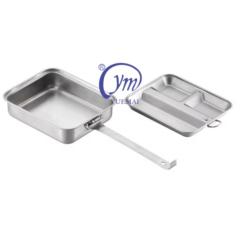 Factory Customized Logo Stainless Steel Camping Canteen Mess Kit