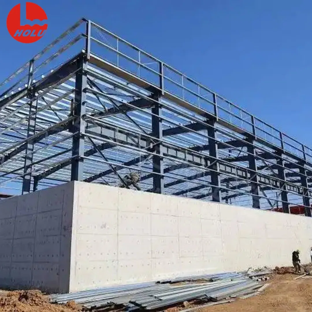 China Factory-Assembled Modular Design Prefabricated/Prefab Frame Metal Construction Light Steel Structure for Office, Workshop & Warehouse Building