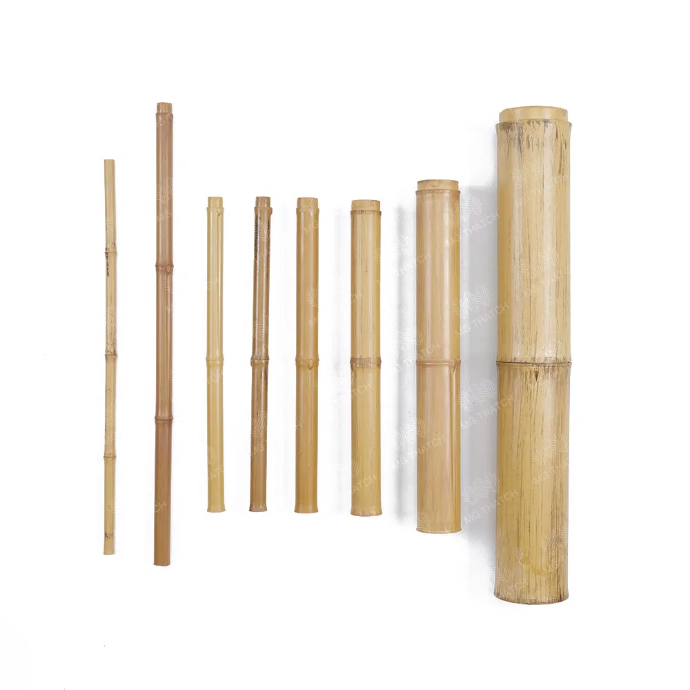 Non Combustible Easy Connection Any Length Artificial Synthetic Plastic Bamboo Poles 5cm