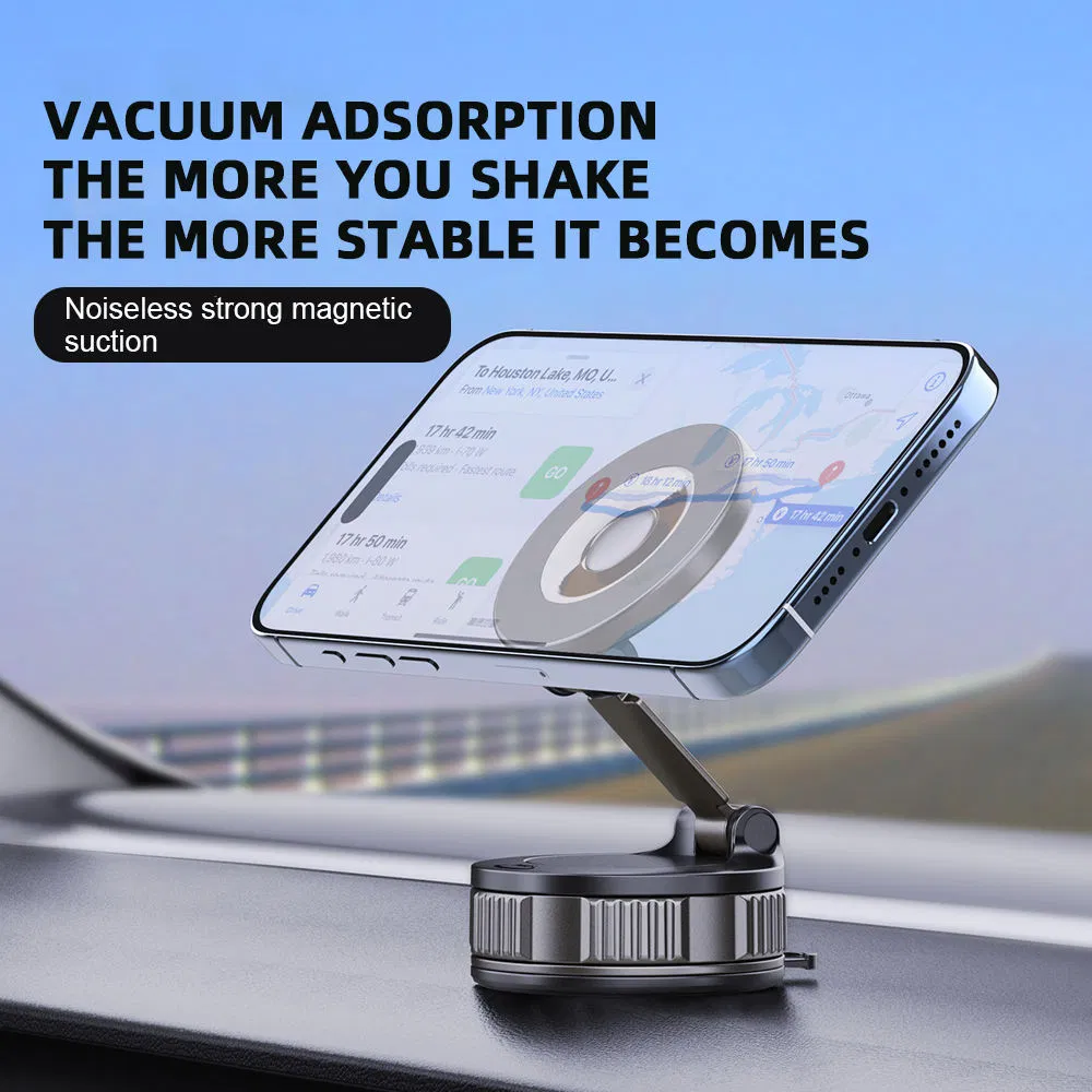 Car Magnetic Phone Holder Vacuum Magnet Car Center Console Windshield Holder