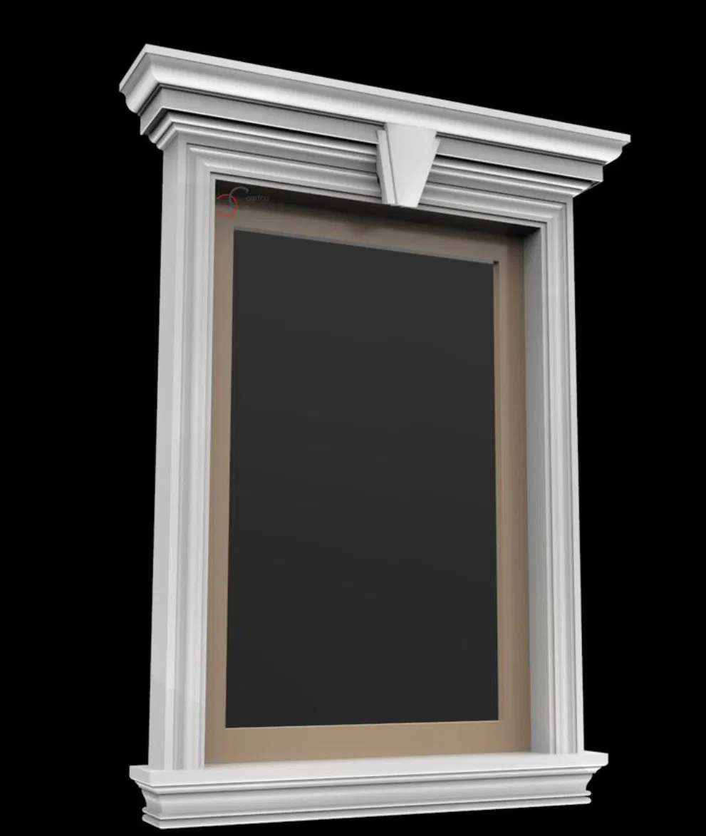 Factory Price Grc Cement Concrete Decoration Window Moulding Outdoor Decor