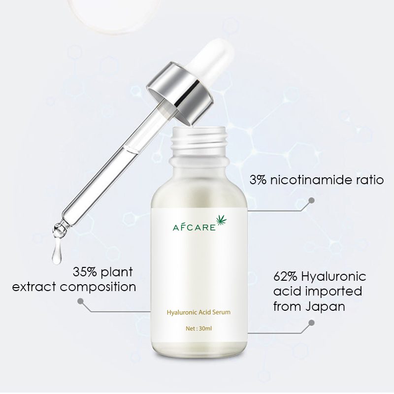 High Quality Cosmetic Hyaluronic Acid Anti Aging Whitening Face Serum