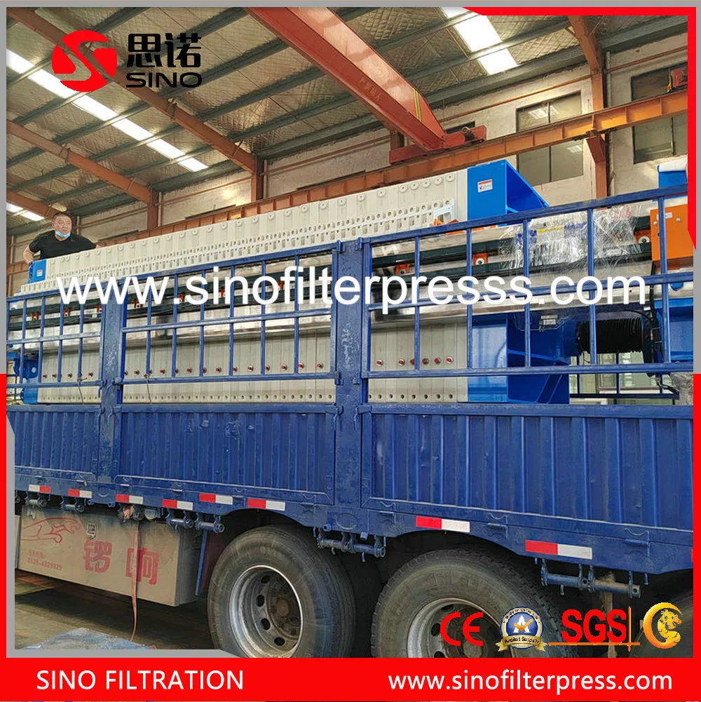2000 Biological Sludge Dewatering PP Automatic Membrane Filter Press