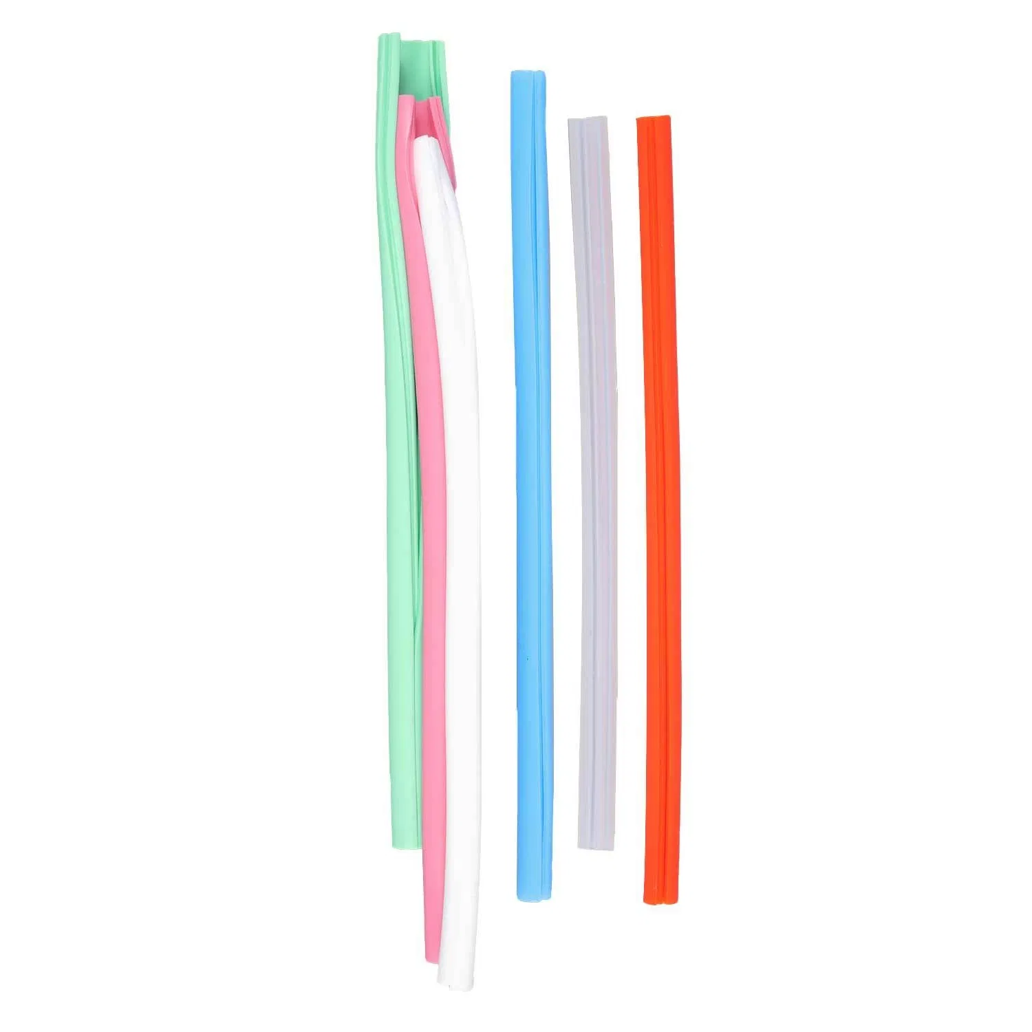 Foldable Silicone Straw Portable Collapsible Reusable Straws for Party Drinking