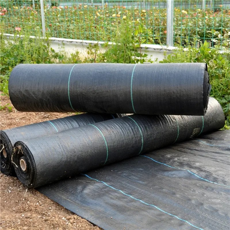 Ground Cover Fabric Agriculture Weed Barrier Landscape PE Woven Weed Control Membrane