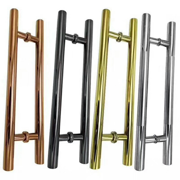 Custom Length Brush Finish Stainless Steel Square Door Pull