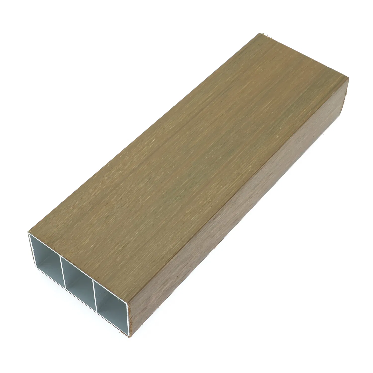 New Modern Aluminum Alloy Flooring Profile Wood Grain Surface Anti-Slip Interlocking Decking for Exterior Garden Corridor Floor