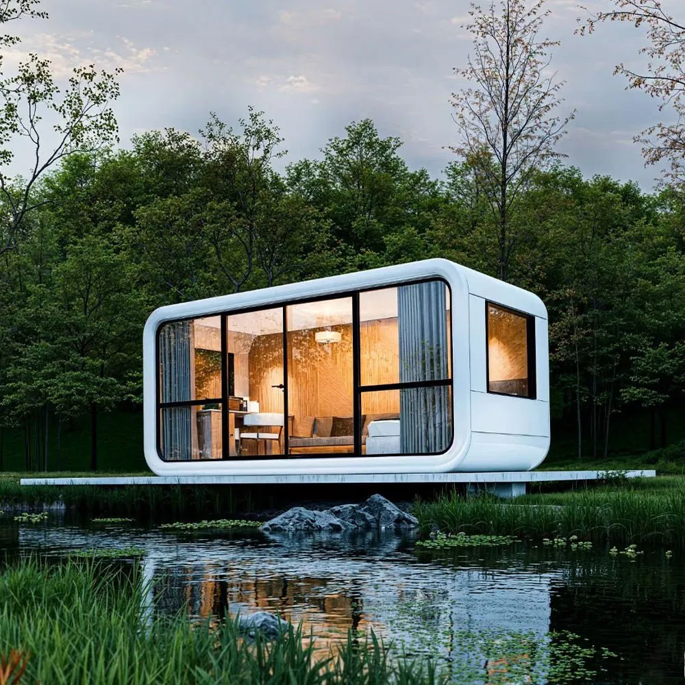 Apple Cabin Modular House Container House Energy-Efficient Modular Home Glamping Pod