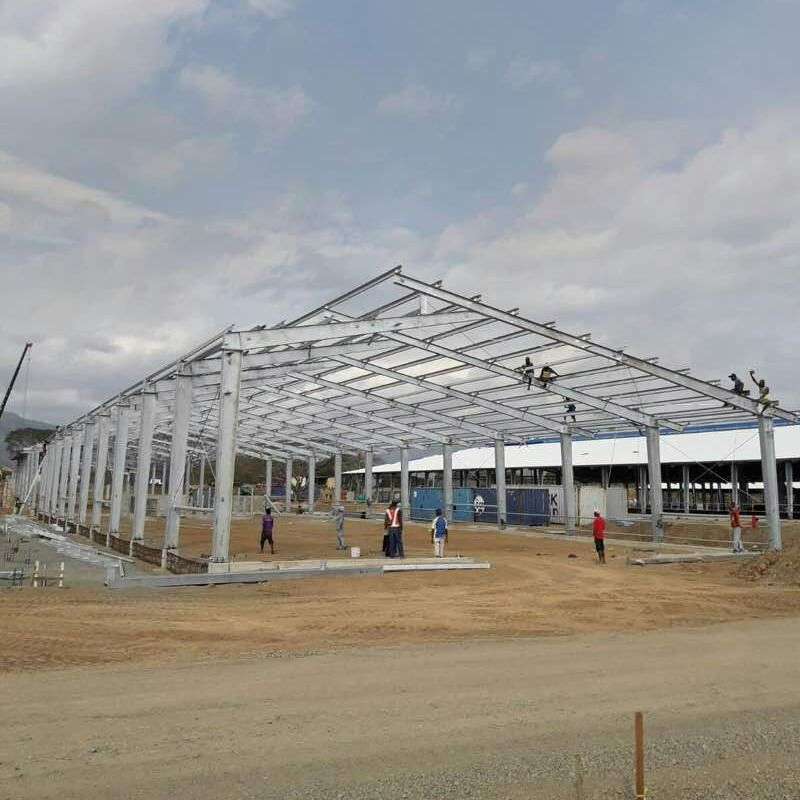 Durable Hot DIP Galvanized Steel Farm Shed for All Weather